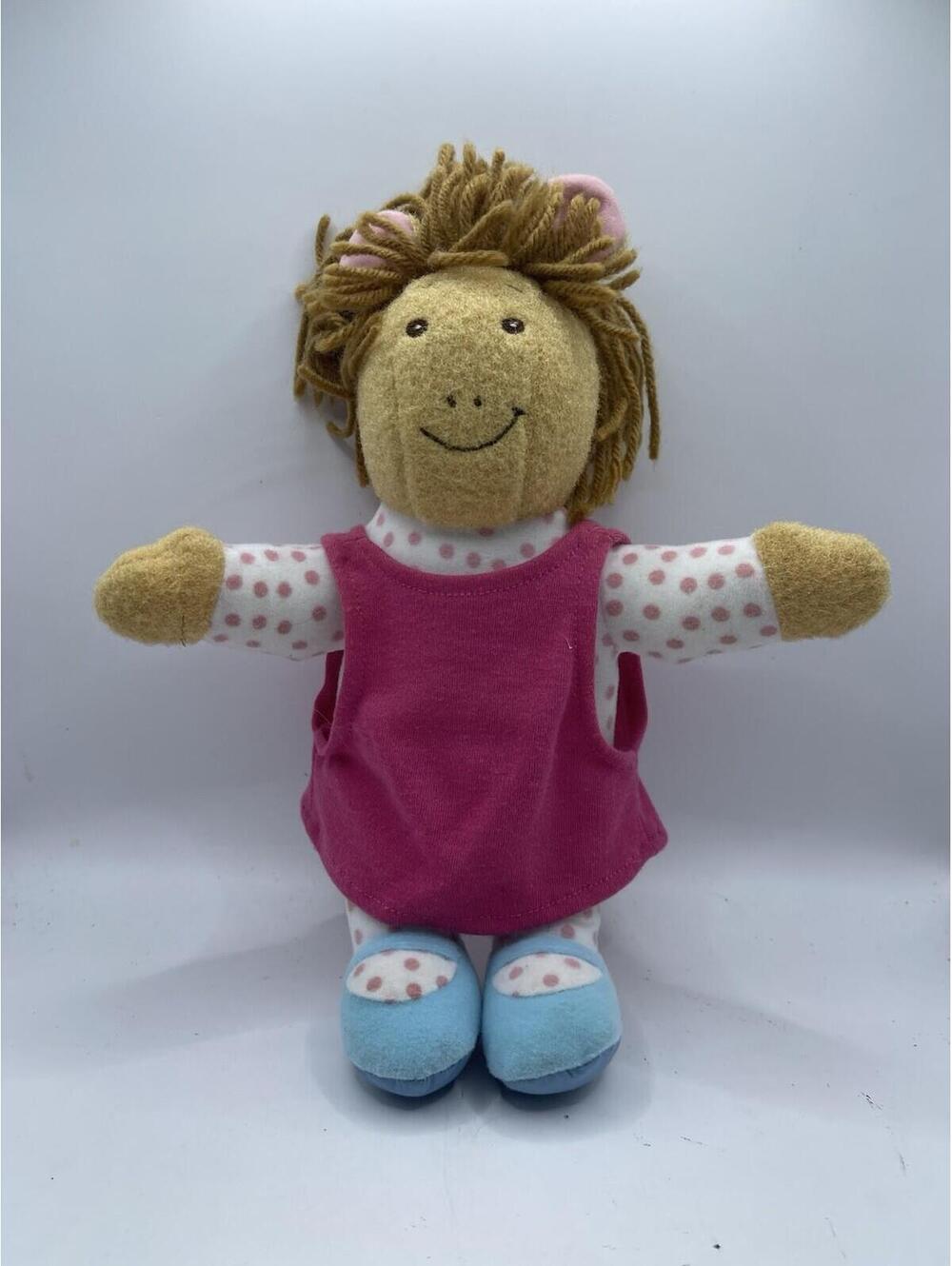 1996 Vintage Playskool Talking Arthur D.W. Doll PBS Plush 8” Hasbro